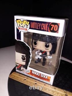 Funko Pop Nikki Sixx Motley Crue Rocks 70 Vaulted Figure Classic Rock Music