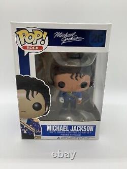 Funko Pop Rock Michael Jackson OG 1984 Grammys Military Diamond RARE Vaulted 26