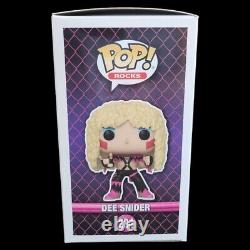 Funko Pop Rocks #294 Twisted Sister Signed By Dee Snider W Inscription JSA COA