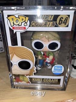 Funko Pop'Rocks' KURT COBAIN SUNGLASSES Figure #64 Funko Exclusive AUTHENTIC