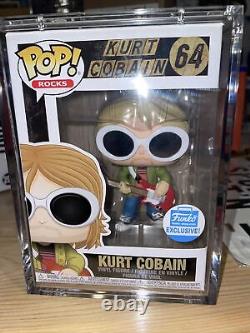 Funko Pop'Rocks' KURT COBAIN SUNGLASSES Figure #64 Funko Exclusive AUTHENTIC