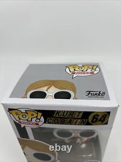 Funko Pop'Rocks' KURT COBAIN withSUNGLASSES Figure #64 Funko Shop Exclusive S9