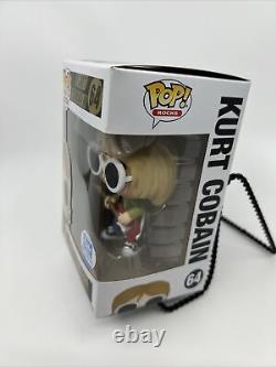 Funko Pop'Rocks' KURT COBAIN withSUNGLASSES Figure #64 Funko Shop Exclusive S9