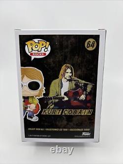 Funko Pop'Rocks' KURT COBAIN withSUNGLASSES Figure #64 Funko Shop Exclusive S9