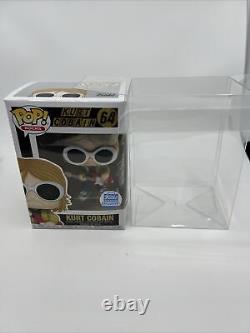 Funko Pop'Rocks' KURT COBAIN withSUNGLASSES Figure #64 Funko Shop Exclusive S9