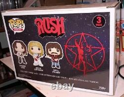 Funko Pop Rocks RUSH Lee Lifeson Peart CANADIAN FAN EXPO 2018 PRE RELEASE