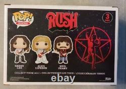 Funko Pop! Rocks Rush, Geddy Lee, Alex Lifeson, & Neil Peart Vinyl Figure 3 Pack