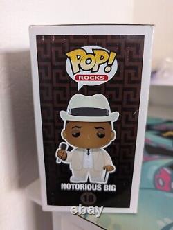 Funko Pop Rocks The Notorious B. I. G #18 Biggie Smalls AUTHENTIC