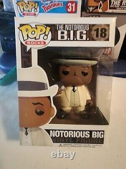 Funko Pop! Rocks The Notorious B. I. G. Notorious BIG 18 Vinyl Rare Authentic