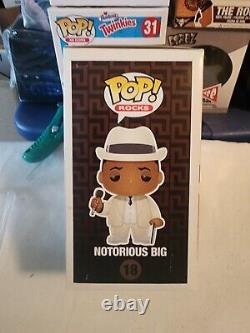 Funko Pop! Rocks The Notorious B. I. G. Notorious BIG 18 Vinyl Rare Authentic