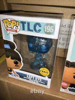 Funko Pop Rocks Tlc Left Eye T-boz Chilli Waterfalls Chase Blue 194 95 196 Lot