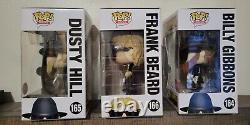 Funko Pop! Rocks ZZTop Set Billy-Frank-Dusty With Pop! Protectors