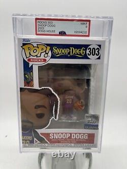 Funko Pop! Snoop Dogg Purple Lakers Jersey 303 Exclusive 15k PCS Graded PSA 9