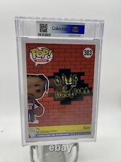 Funko Pop! Snoop Dogg Purple Lakers Jersey 303 Exclusive 15k PCS Graded PSA 9