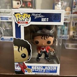 Funko Pop Vinyl Figure Michael Jackson (Beat It) #23 NOT MINT with Pop armor