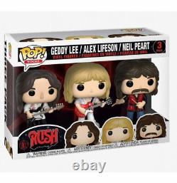 Funko Pop Vinyl RUSH Triple 3 Pack (Sealed and Brand New) (Sold Out Years Ago)