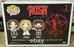 Funko Pop Vinyl RUSH Triple 3 Pack (Sealed and Brand New) (Sold Out Years Ago)