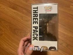 Funko Pop rocks RUSH Figure 3-pack PREOWNED- Never Opened IN PROTECTIVE SLEEVE