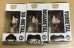 Funko Su-Metal, Yuimetal & Moametal BABYMETAL POP! ROCKS 3PC Set From Japan