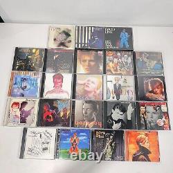 HUGE David Bowie CD Big Collection of 22 Near Mint / VG Discs RYKODISC Columbia