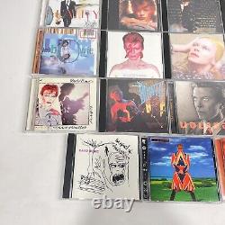 HUGE David Bowie CD Big Collection of 22 Near Mint / VG Discs RYKODISC Columbia