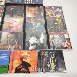 HUGE David Bowie CD Big Collection of 22 Near Mint / VG Discs RYKODISC Columbia