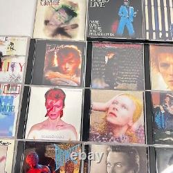 HUGE David Bowie CD Big Collection of 22 Near Mint / VG Discs RYKODISC Columbia