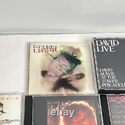 HUGE David Bowie CD Big Collection of 22 Near Mint / VG Discs RYKODISC Columbia