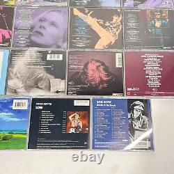 HUGE David Bowie CD Big Collection of 22 Near Mint / VG Discs RYKODISC Columbia