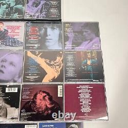 HUGE David Bowie CD Big Collection of 22 Near Mint / VG Discs RYKODISC Columbia