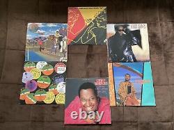 HUGE LOT? 125 VINTGE VINYLS Funk Disco Rock Michael Janet Prince Chic Stevie