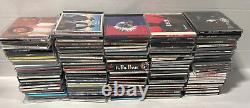 Huge Lot Over 100 Music CD's In Cases Eminem Bob Dylan Elton John Madonna Prince