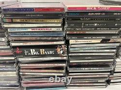 Huge Lot Over 100 Music CD's In Cases Eminem Bob Dylan Elton John Madonna Prince