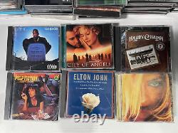 Huge Lot Over 100 Music CD's In Cases Eminem Bob Dylan Elton John Madonna Prince