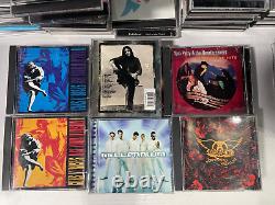 Huge Lot Over 100 Music CD's In Cases Eminem Bob Dylan Elton John Madonna Prince