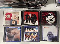 Huge Lot Over 100 Music CD's In Cases Eminem Bob Dylan Elton John Madonna Prince