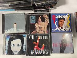 Huge Lot Over 100 Music CD's In Cases Eminem Bob Dylan Elton John Madonna Prince