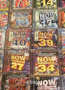 Huge Lot of NOW That's What I Call Music! Set of 22 CDs Most SEALED 90s Y2K