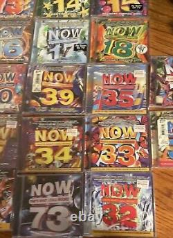 Huge Lot of NOW That's What I Call Music! Set of 22 CDs Most SEALED 90s Y2K