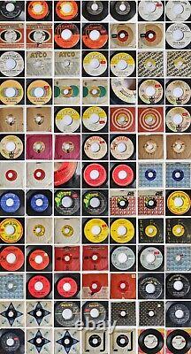 Huge Vintage 45's Vinyl Record Music Collection Lot Soul Jazz Funk Rock Jukebox