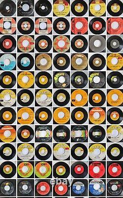 Huge Vintage 45's Vinyl Record Music Collection Lot Soul Jazz Funk Rock Jukebox