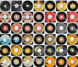 Huge Vintage 45's Vinyl Record Music Collection Lot Soul Jazz Funk Rock Jukebox