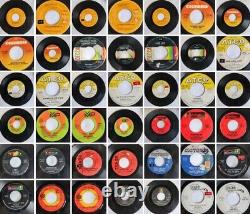 Huge Vintage 45's Vinyl Record Music Collection Lot Soul Jazz Funk Rock Jukebox