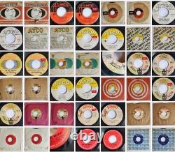 Huge Vintage 45's Vinyl Record Music Collection Lot Soul Jazz Funk Rock Jukebox