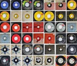 Huge Vintage 45's Vinyl Record Music Collection Lot Soul Jazz Funk Rock Jukebox