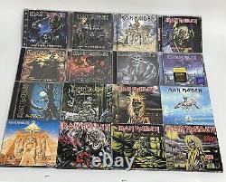 Iron Maiden Lot CD Album Mixed Collection 16 Heavy Metal Rock Music Card Sleeves