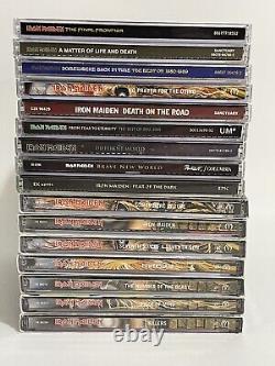 Iron Maiden Lot CD Album Mixed Collection 16 Heavy Metal Rock Music Card Sleeves