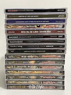 Iron Maiden Lot CD Album Mixed Collection 16 Heavy Metal Rock Music Card Sleeves