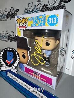 Joey Mcintyre 313 Nkotb New Kids Signed Autographed Funko Pop-beckett Bas Coa