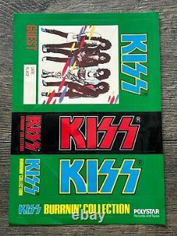 KISS CD Burrnin' Collection Premium Asylum Pass Sticker Sheet Japan Japanese